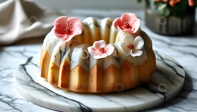 高清大图下载【趣麦麦图】花儿面包蛋糕