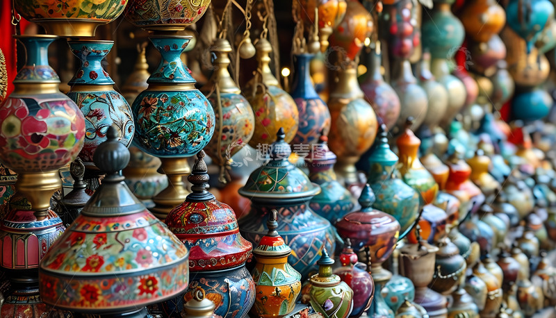 高清大图下载【趣麦麦图】葫芦瓶子五彩