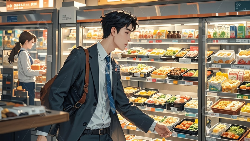 高清大图下载【趣麦麦图】快餐店的一角