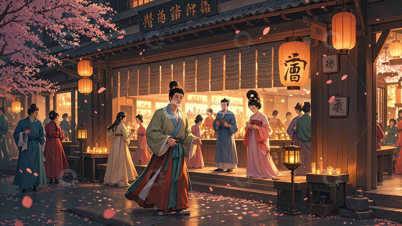 高清大图下载【趣麦麦图】洛阳传统夜市