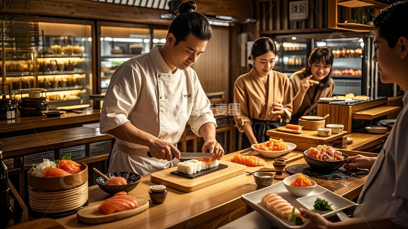 高清大图下载【趣麦麦图】手工料理制作