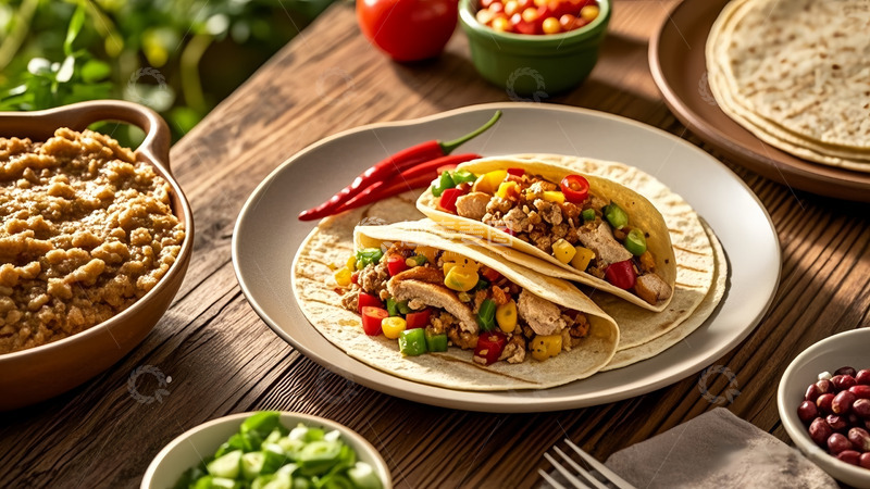 高清大图下载【趣麦麦图】美食辣味十足