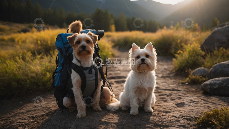 高清大图下载【趣麦麦图】狗狗的可爱摆拍