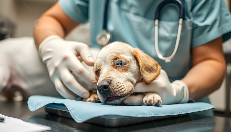 高清大图下载【趣麦麦图】宠物医院的医治