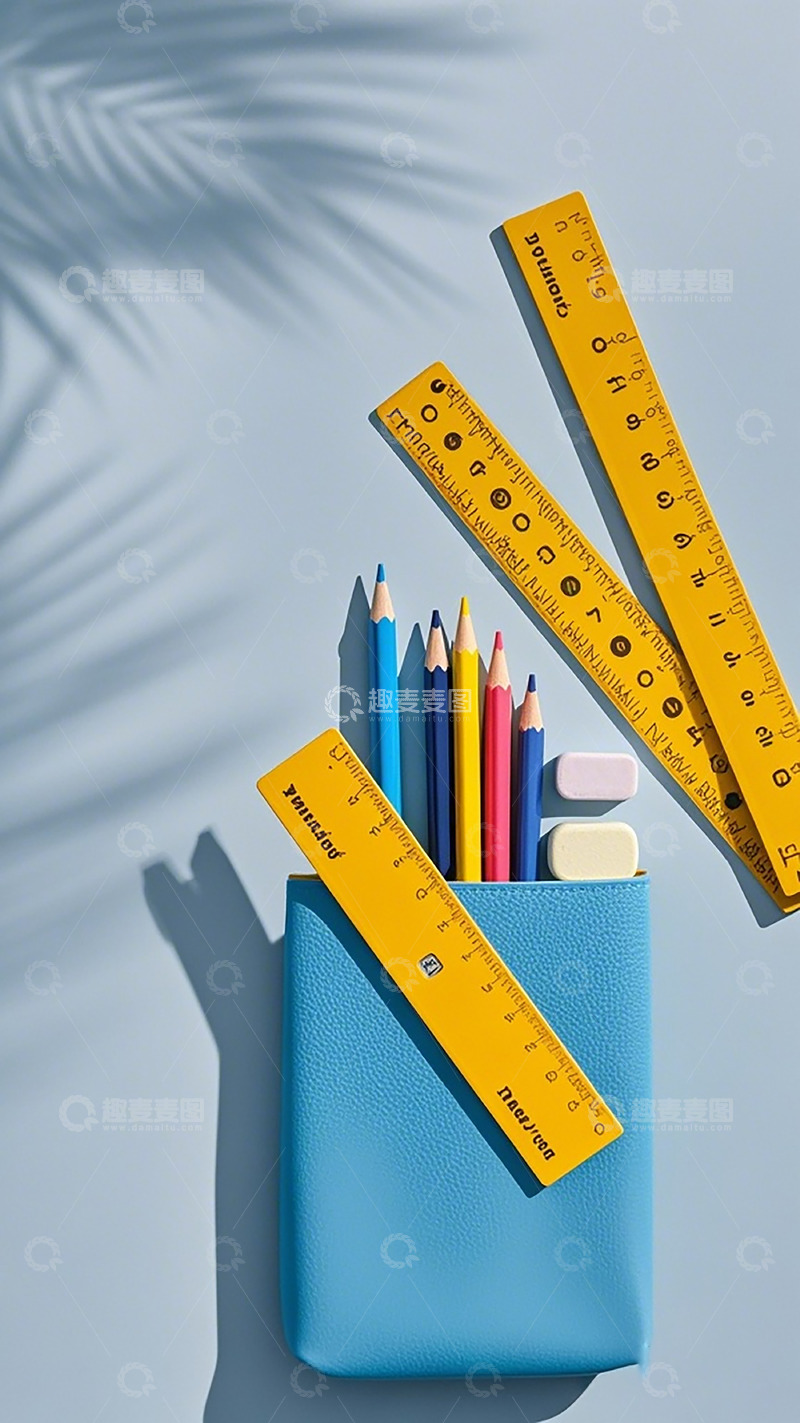 高清大图下载【趣麦麦图】简约文具静物摄影