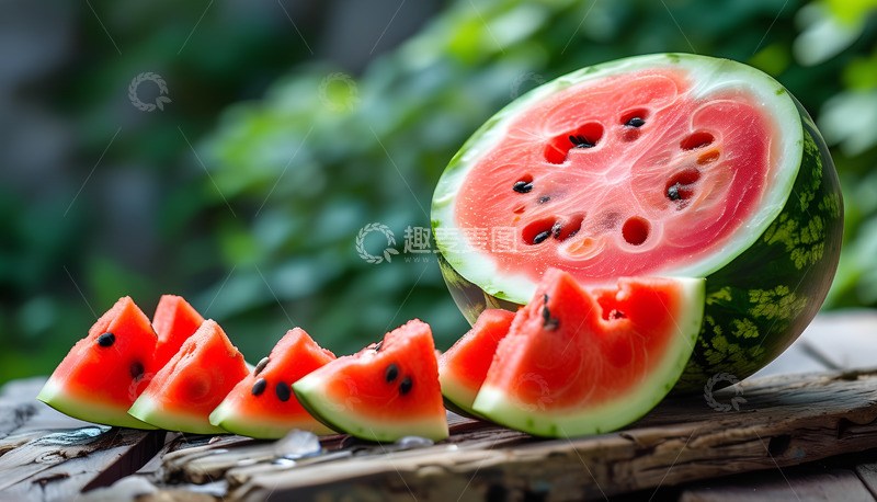 高清大图下载【趣麦麦图】水果西瓜瓜子