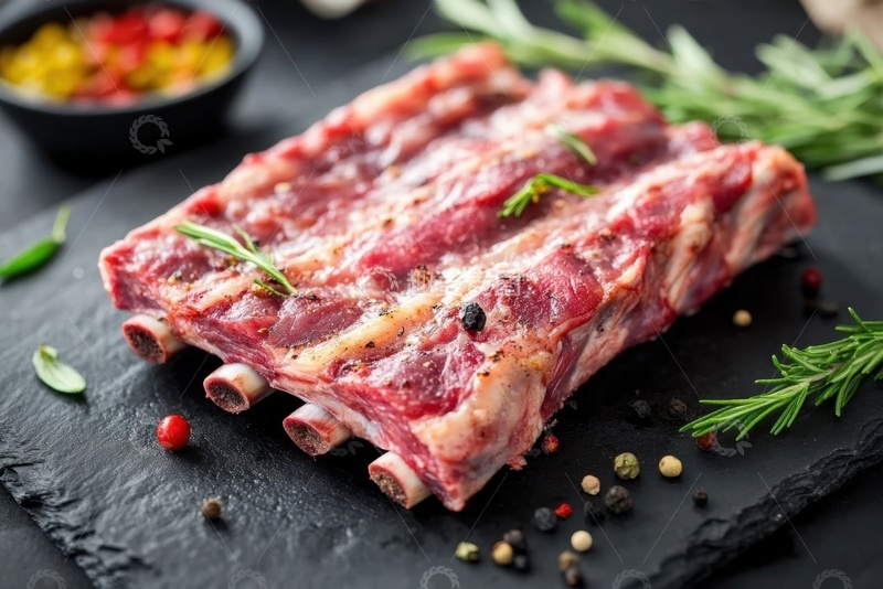 高清大图下载【趣麦麦图】一块新鲜的猪大排