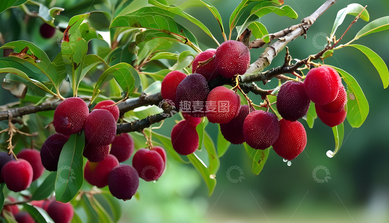 高清大图下载【趣麦麦图】果树水果树枝