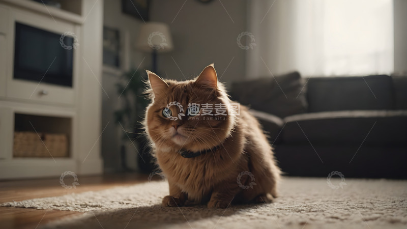 高清大图下载【趣麦麦图】室内的可爱宠物