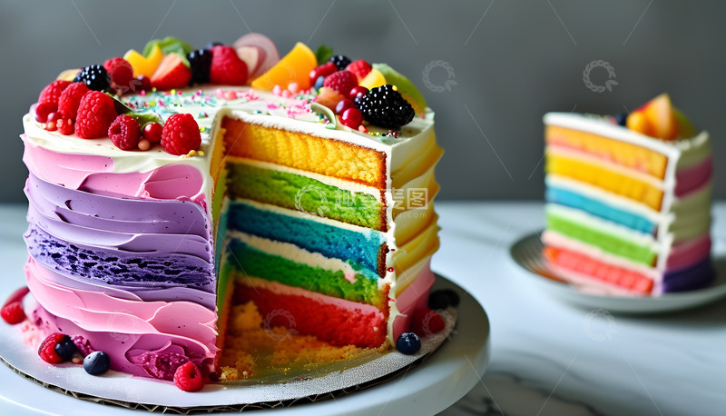 高清大图下载【趣麦麦图】千层蛋糕奶油