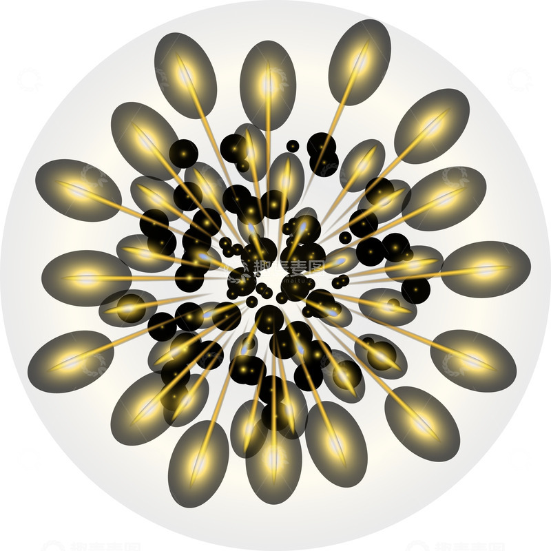 源文件下载【趣麦麦图】夜空中的绚烂烟花庆典