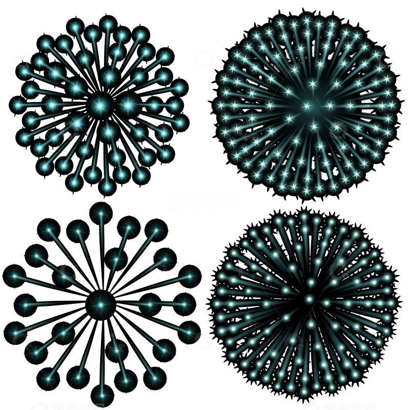 源文件下载【趣麦麦图】蓝点星辉圆舞曲