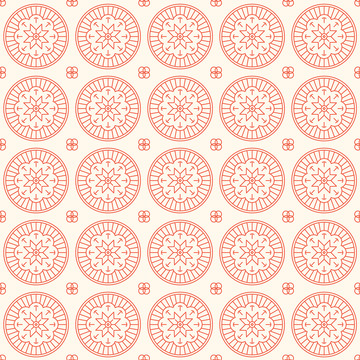 圆形几何重复图案