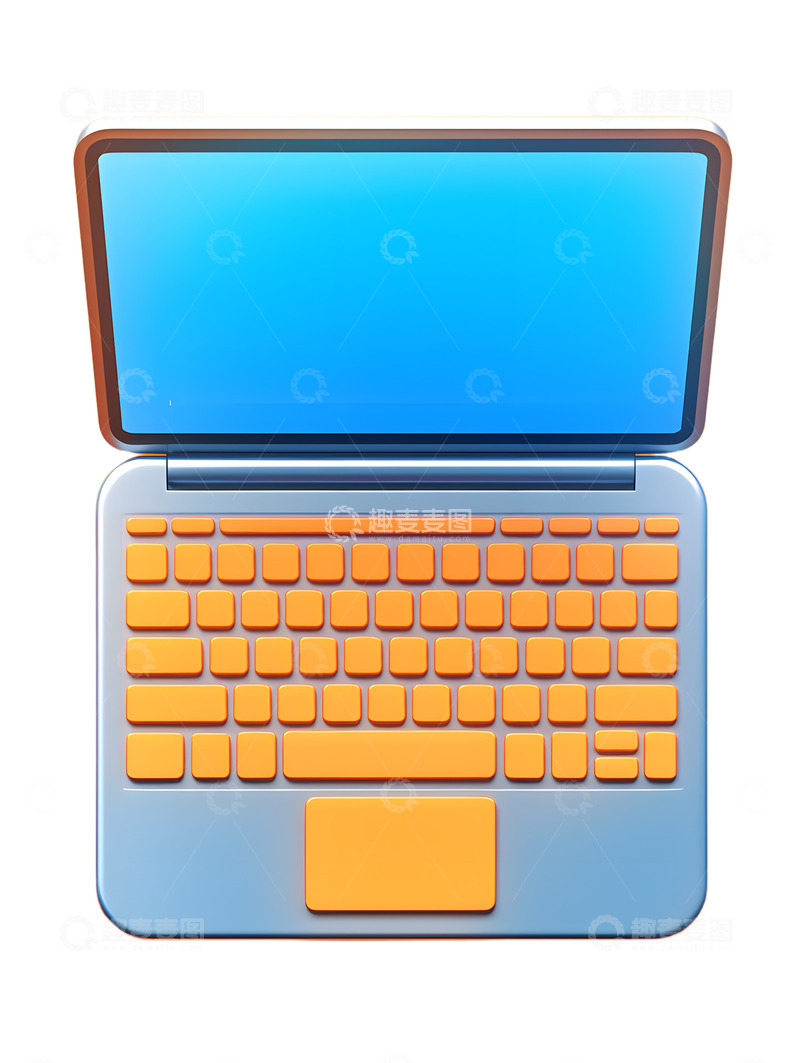 高清大图下载【趣麦麦图】卡通笔记本电脑图标