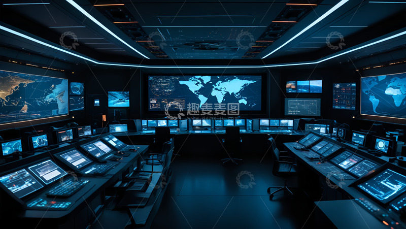 高清大图下载【趣麦麦图】智能化操控室