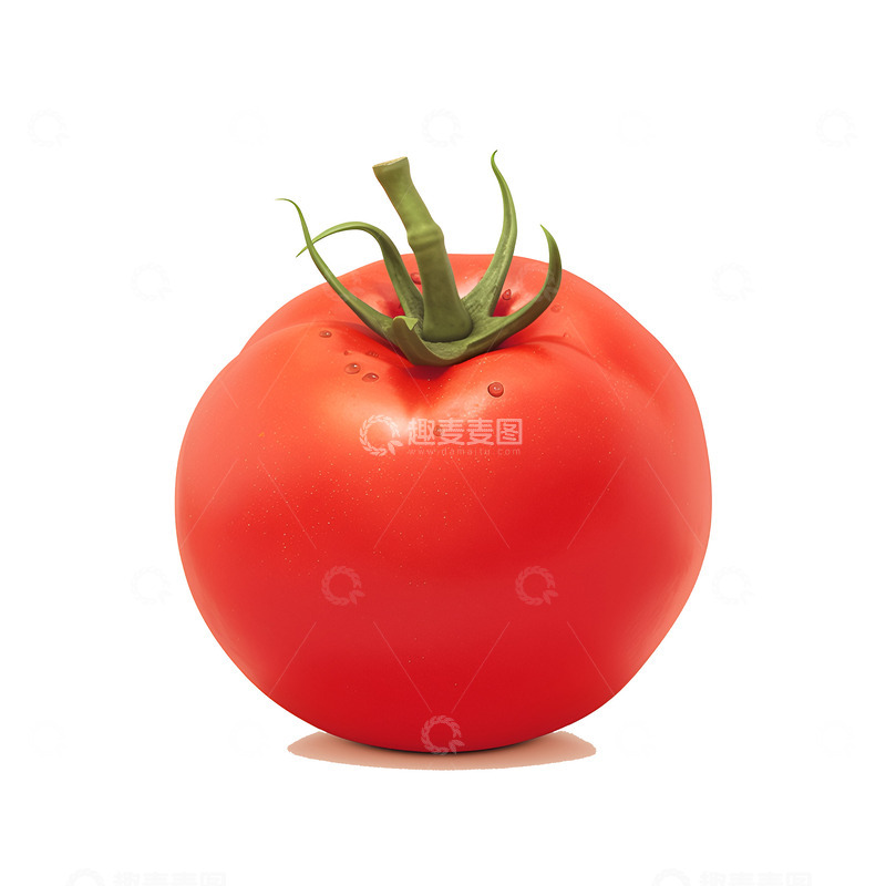 高清大图下载【趣麦麦图】卡通一个西红柿