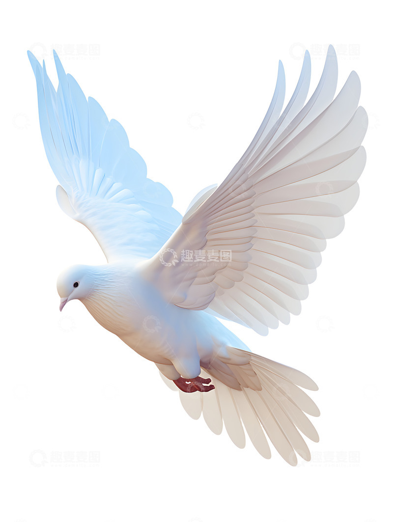 高清大图下载【趣麦麦图】和平鸽子卡通飞鸟