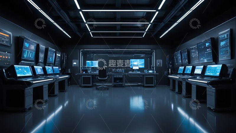 高清大图下载【趣麦麦图】全息化数据室