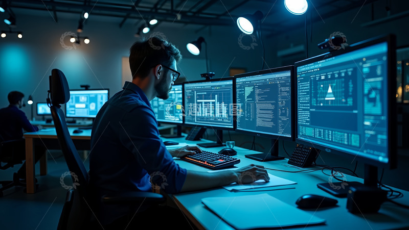 高清大图下载【趣麦麦图】数据计算机维护