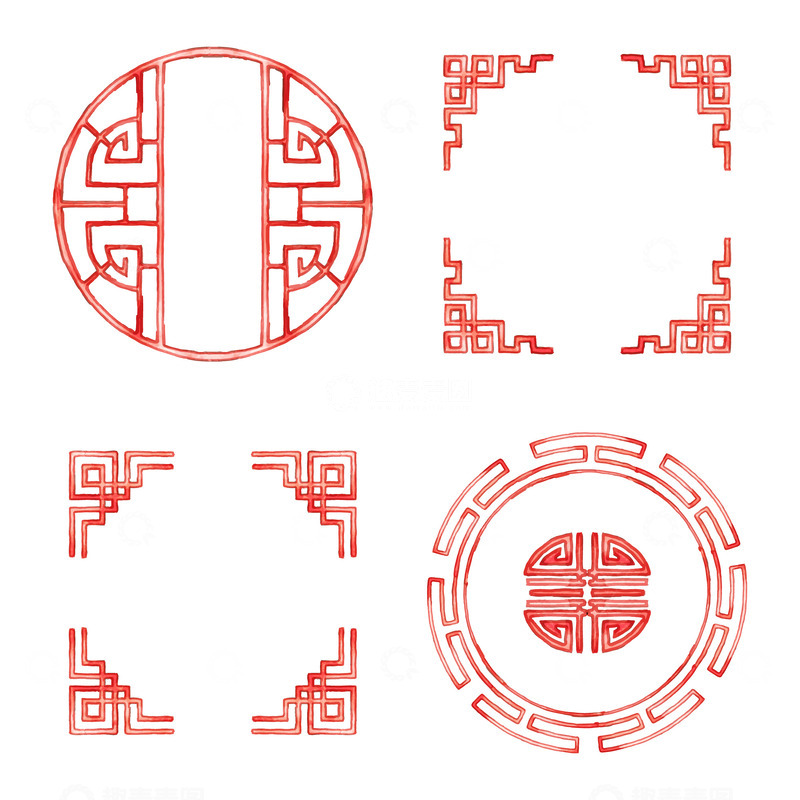 源文件下载【趣麦麦图】多样形态装饰图案