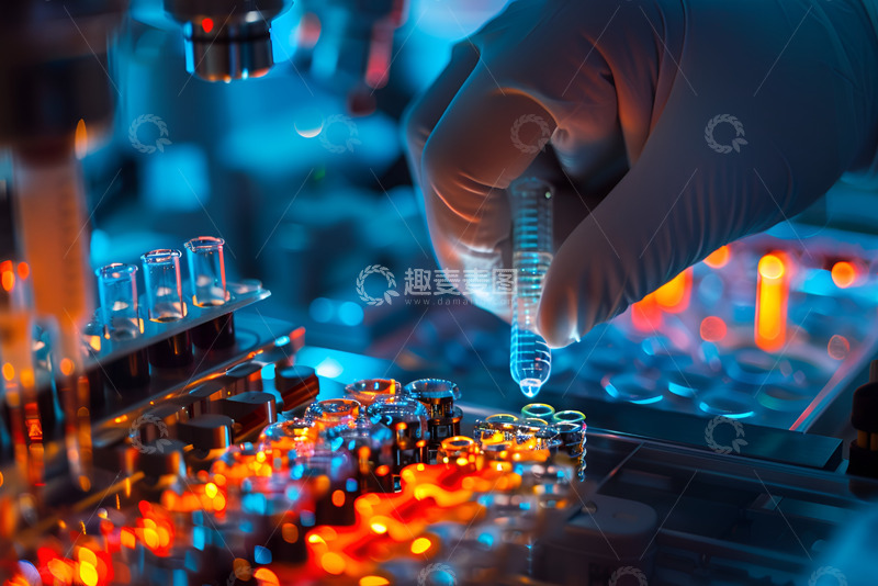 高清大图下载【趣麦麦图】采样的科研人员