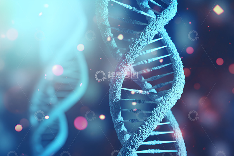 高清大图下载【趣麦麦图】基因分子链条