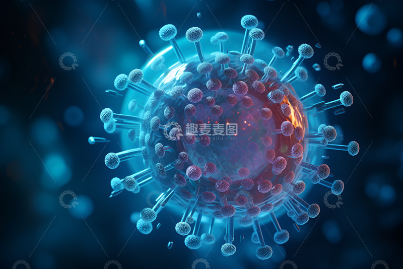 高清大图下载【趣麦麦图】病毒微生物特写