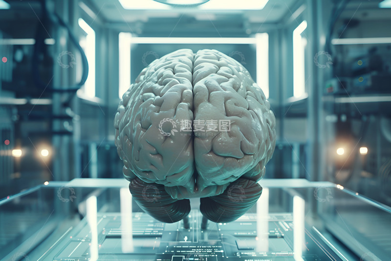 高清大图下载【趣麦麦图】人类大脑模型