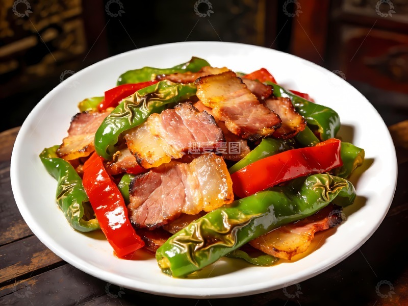 高清大图下载【趣麦麦图】湖南小炒肉图片