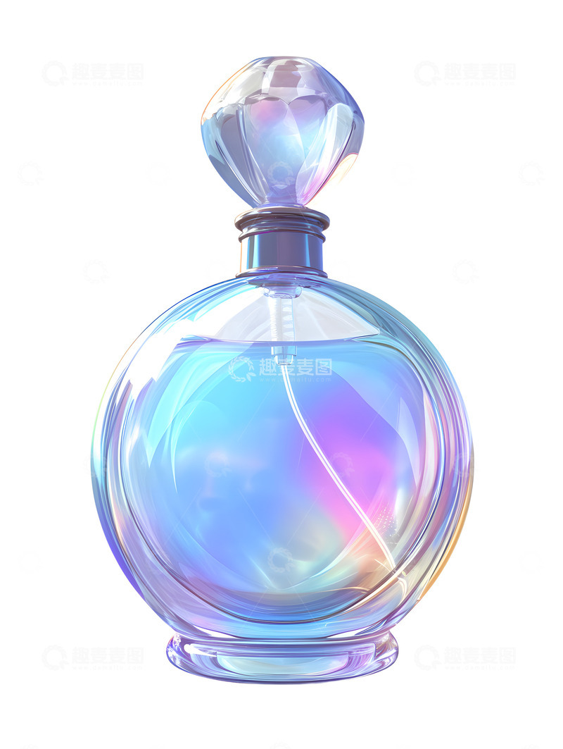 高清大图下载【趣麦麦图】卡通香水瓶水晶