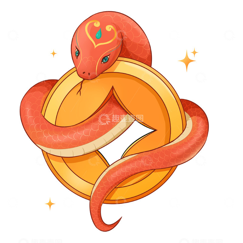 源文件下载【趣麦麦图】2025春节蛇年形象