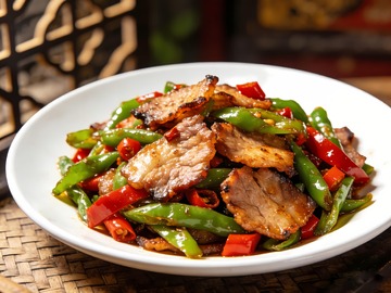 一盘农家小炒肉