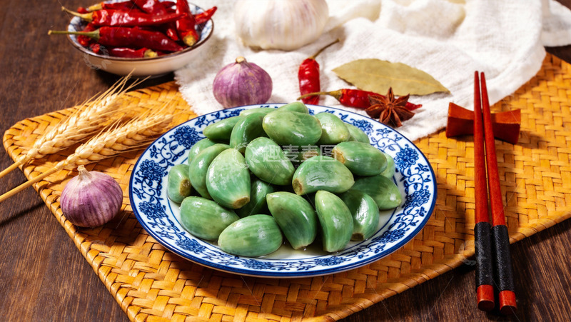 高清大图下载【趣麦麦图】传统中式腊八蒜美食摄影图片