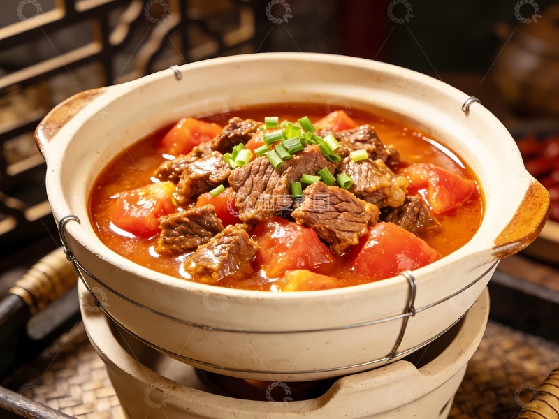 高清大图下载【趣麦麦图】西红柿牛腩图片