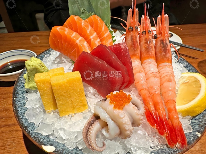 高清大图下载【趣麦麦图】刺身拼盘图片 