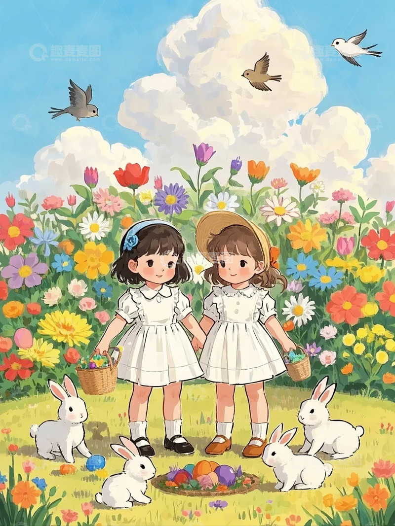 高清大图下载【趣麦麦图】儿童绘本彩绘插画卡通封面