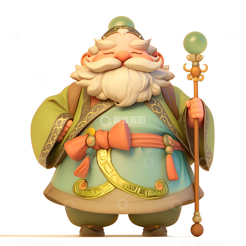 高清大图下载【趣麦麦图】卡通简约一位老医生