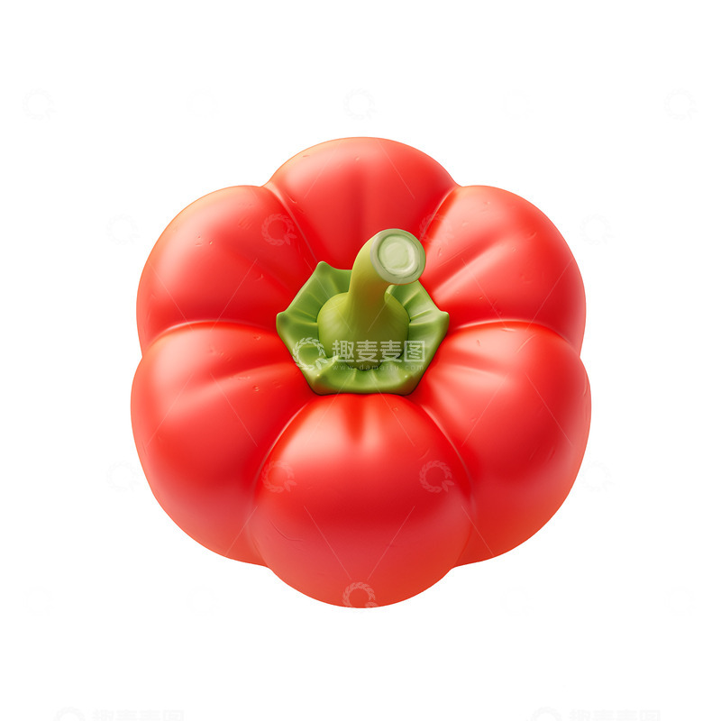 高清大图下载【趣麦麦图】卡通简约红色的辣椒