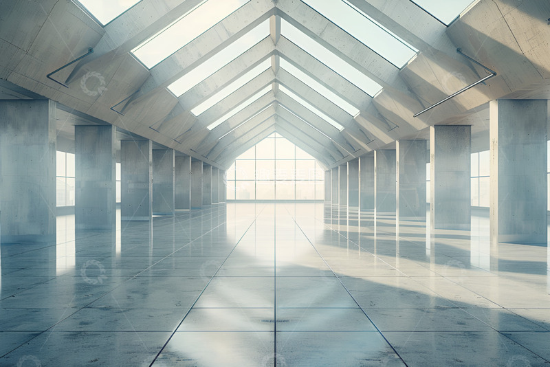 高清大图下载【趣麦麦图】空旷的室内大厅