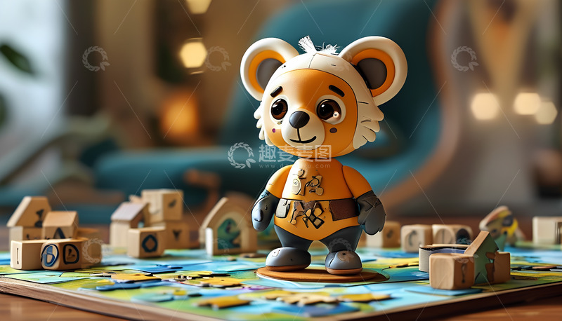 高清大图下载【趣麦麦图】老鼠玩具灯光