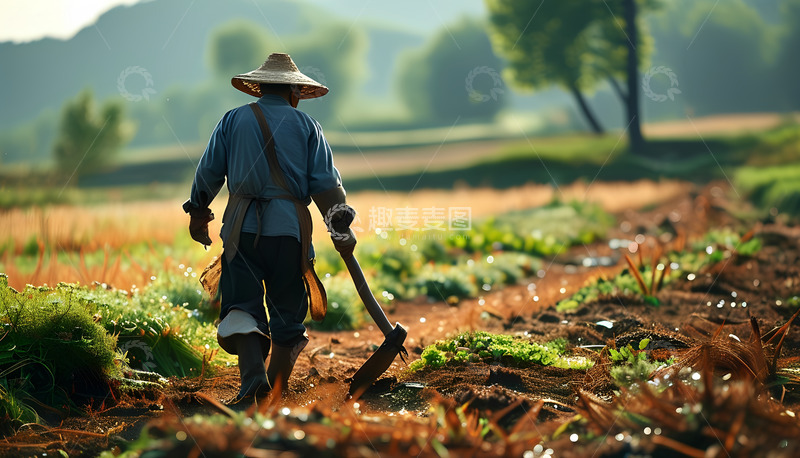 高清大图下载【趣麦麦图】农民丰收大树