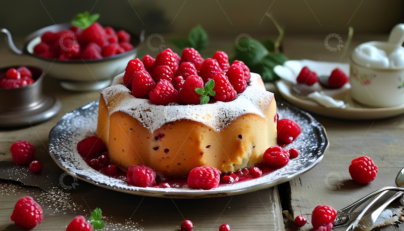 高清大图下载【趣麦麦图】红色面包奶油