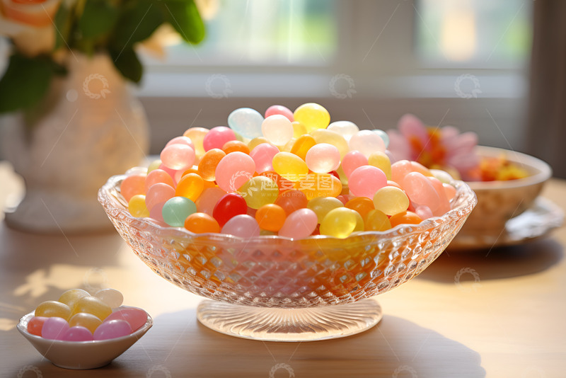 高清大图下载【趣麦麦图】夜晚彩虹软糖