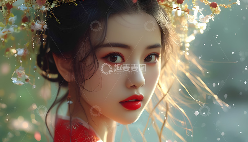 高清大图下载【趣麦麦图】漂亮女孩美丽