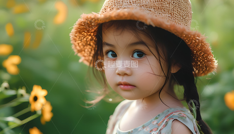 高清大图下载【趣麦麦图】可爱女孩漂亮