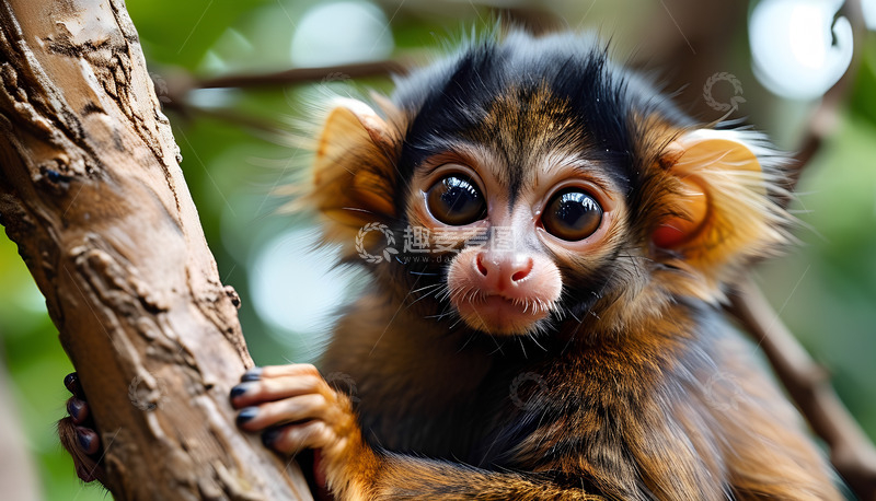 高清大图下载【趣麦麦图】猴子可爱动物