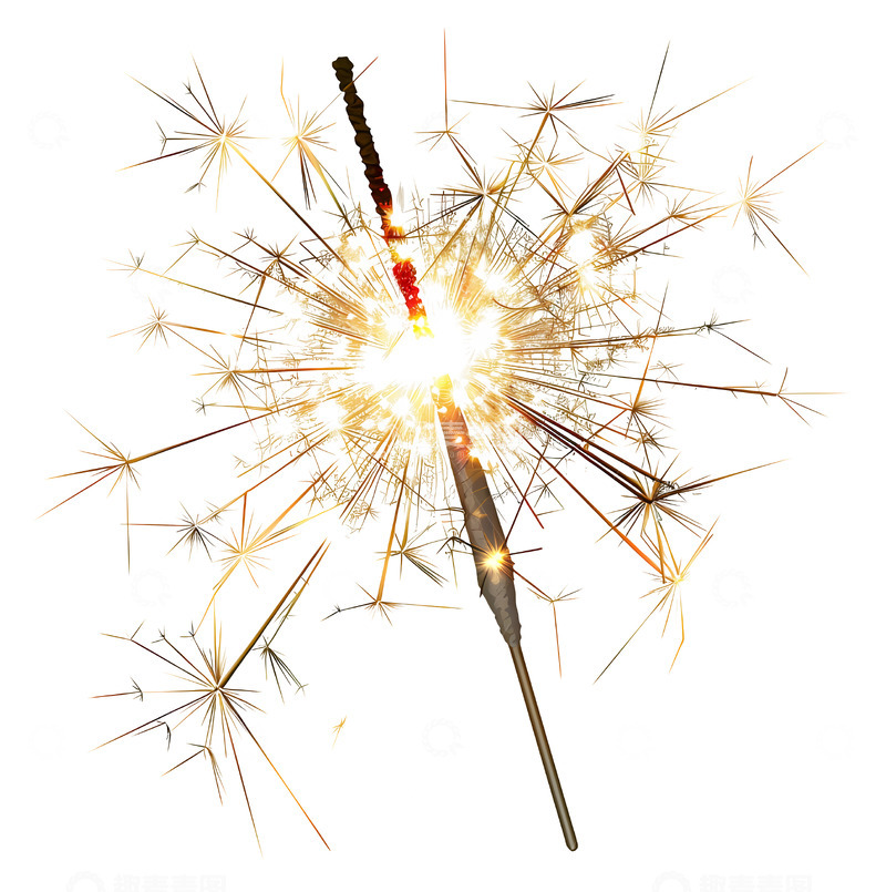 高清大图下载【趣麦麦图】烟花烟火过年元素