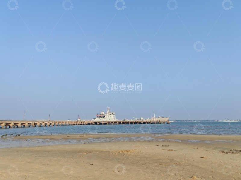 高清大图下载【趣麦麦图】海滨码头风光摄影图片