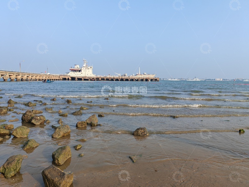 高清大图下载【趣麦麦图】海滨码头风光