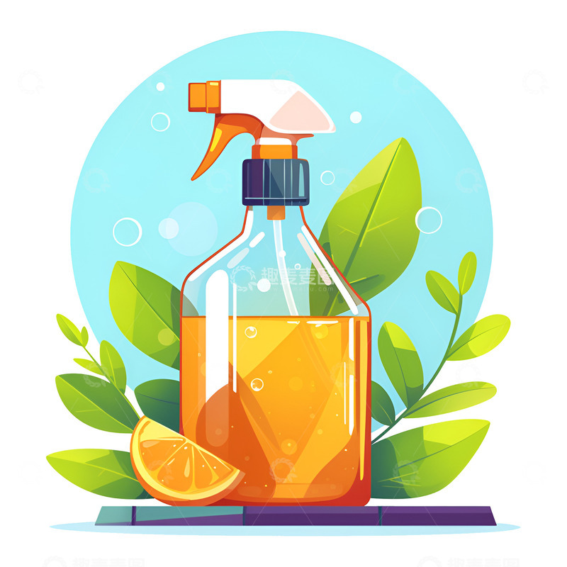 高清大图下载【趣麦麦图】卡通简约一个喷水壶